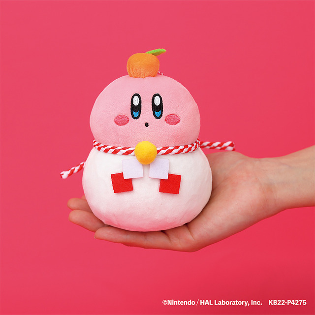 『星のカービィグッズコレクション』もちもちおもちマスコット（C）Nintendo / HAL Laboratory, Inc.　KB22-P4275