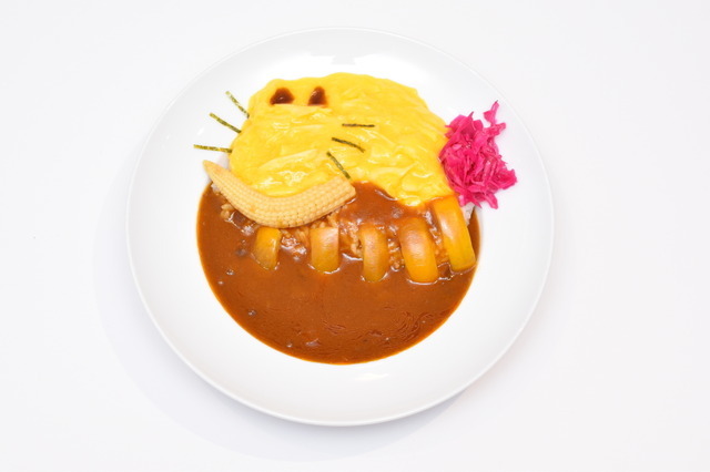 「アニメージュとジブリ展」元気になれそうなオムカレー（C）Studio Ghibli（C）Kanyada