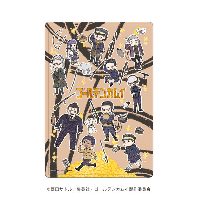 『ゴールデンカムイ』キャラクリアケース（C）野田サトル／集英社・ゴールデンカムイ製作委員会