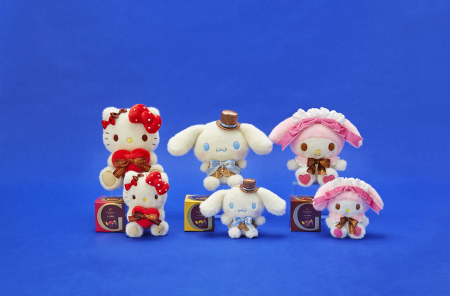 サンリオ × GODIVAのぬいぐるみとマスコット（C）23 SANRIO