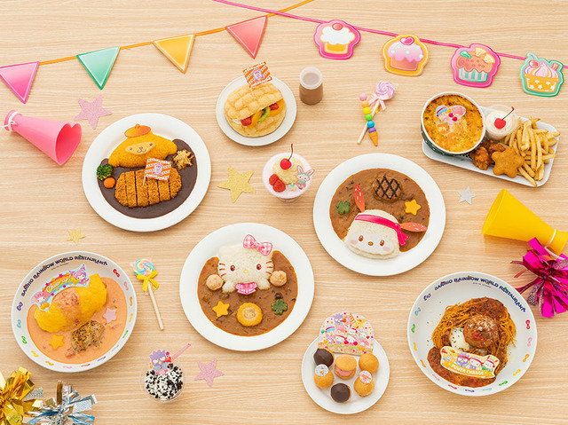 サンリオピューロランド「フレフレ★ピューロ学園」の豊富なメニュー（C）2022 SANRIO CO., LTD. TOKYO, JAPAN