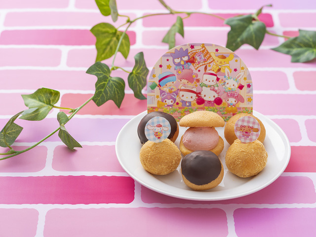 サンリオピューロランド「フレフレ★ピューロ学園」放課後♪ドーナツ＆クリームサンド（C）2022 SANRIO CO., LTD. TOKYO, JAPAN