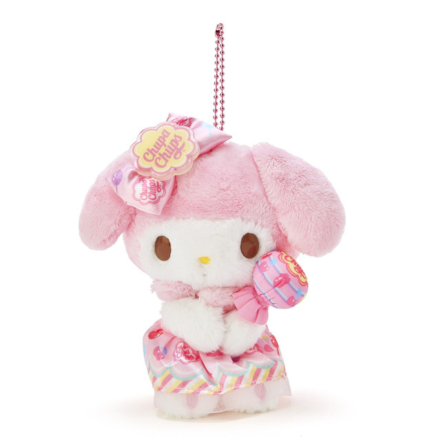 チュッパチャプス×サンリオ「マスコットホルダー　マイメロディ」（C）2023 Perfetti Van Melle. All Rights Reserved. （C）’23 SANRIO