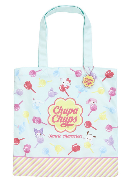 チュッパチャプス×サンリオ「トートバッグ」（C）2023 Perfetti Van Melle. All Rights Reserved. （C）’23 SANRIO