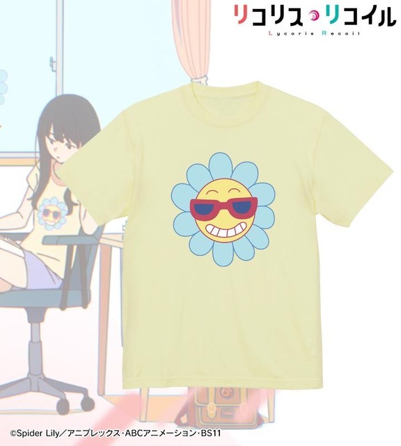 『リコリス・リコイル』井ノ上たきな エンディング 着用Tシャツ（C）Spider Lily／アニプレックス・ABCアニメーション・BS11