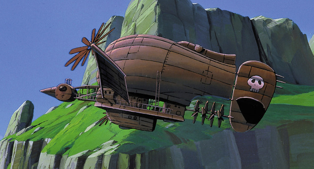 『天空の城ラピュタ』よりタイガーモス号（C）1986 Studio Ghibli