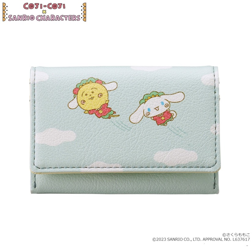 「コジコジ×サンリオキャラクターズ」カードケース（C）さくらももこ（C）2023 SANRIO CO. , LTD. APPROVAL NO. L637617