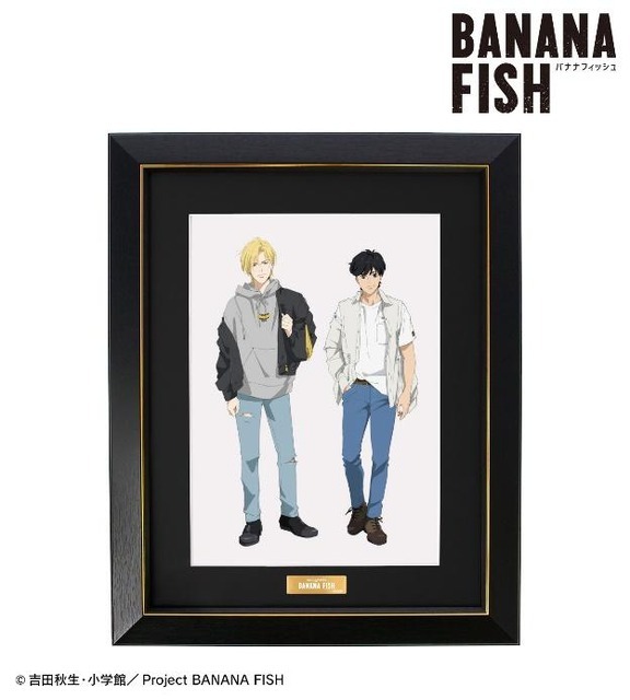 『BANANA FISH』meagratiaコラボ 描き下ろしイラスト私服ver. キャラファイングラフ（C）吉田秋生・小学館／Project BANANA FISH