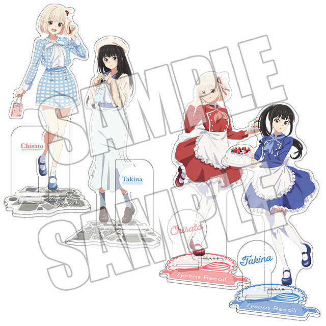リコリス・リコイル × アトレ秋葉原「アクリルスタンド」（C）Spider Lily／アニプレックス・ABCアニメーション・BS11