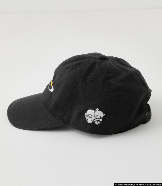 「サンリオキャラクターズ」×「R4G（アールフォージー）」［リトルツインスターズ］KIKI&LALA LOGO CAP（C）2023 SANRIO CO., LTD. APPROVAL NO. L637678