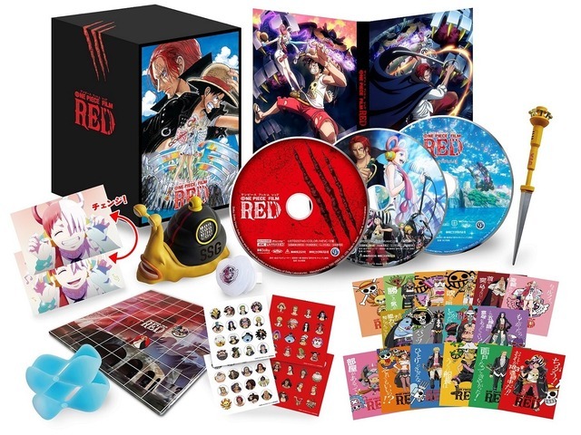 【初回生産限定】『ONE PIECE FILM RED』デラックス・リミテッド・エディション 商品展開写真（C）尾田栄一郎／2022「ワンピース」製作委員会