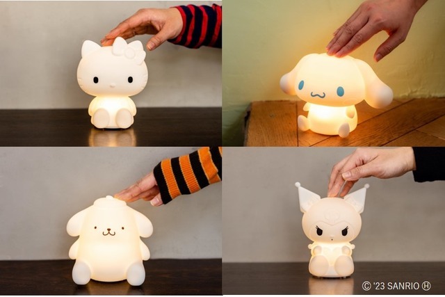 宝島社「お部屋ライト」シリーズからサンリオキャラクターが4種登場（C）2023 SANRIO CO., LTD. APPROVAL NO. L638578