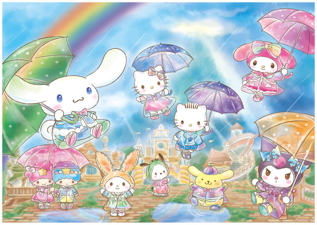 サンリオピューロランド「Rainbow Drops ～雨と仲間のものがたり～」（C）2023 SANRIO CO., LTD. TOKYO, JAPAN 　著作 株式会社サンリオ