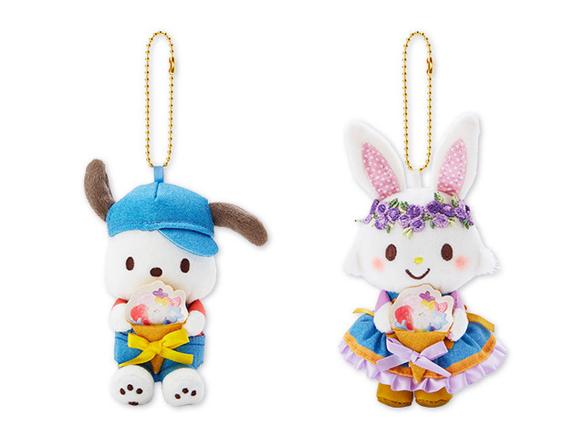 「Flower Puroland」マスコット(ポチャッコ、ウィッシュミーメル)（C）2023 SANRIO CO., LTD. TOKYO, JAPAN 著作 株式会社サンリオ