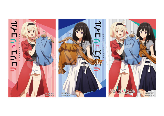 「リコリス・リコイル in Tree Village」購入特典ステッカー(全3種)（C）Spider Lily／アニプレックス・ABCアニメーション・BS11