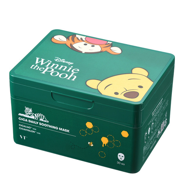 【VT COSMETICS】 CICA デイリースージングマスク（C）Disney. Based on the “Winnie the Pooh” works by A.A. Milne and E.H. Shepard.