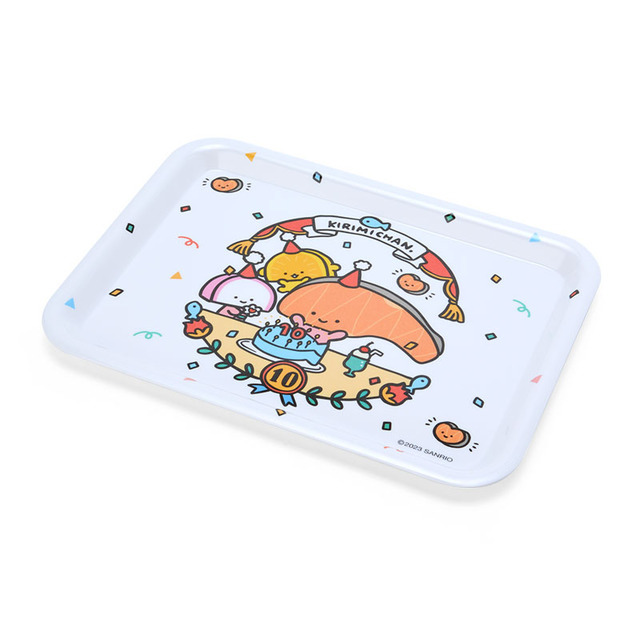 サンリオ「KIRIMIちゃん.10周年デザインシリーズ メラミントレイ」（C）2023 SANRIO CO.,LTD.