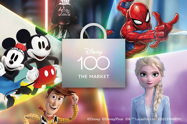 ディズニーの特別ショップ「Disney100 THE MARKET in 日本橋三越本店」期間限定オープン（C）Disney