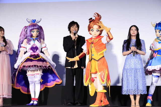 『映画プリキュアオールスターズF』完成披露イベントの様子（C）2023 映画プリキュアオールスターズF製作委員会