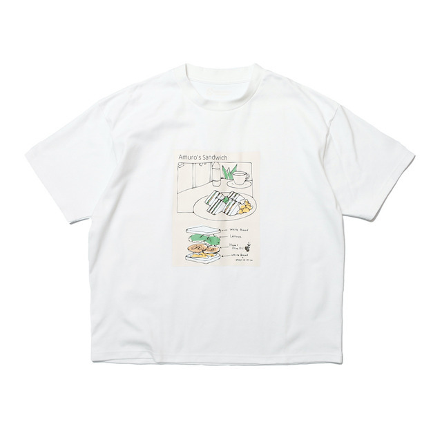 「Tシャツ ホワイト / 安室透」6,050円（税込）（C）青山剛昌／小学館・読売テレビ・TMS 1996