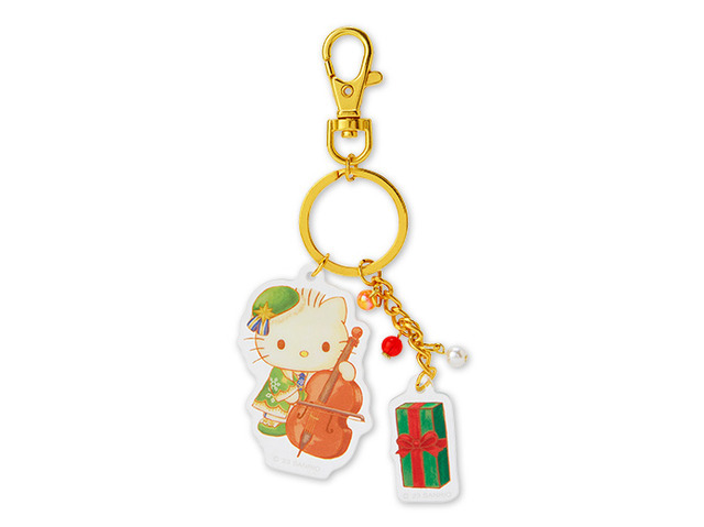 「Puroland Christmas」キーリング(ディアダニエル)（C）2023 SANRIO CO., LTD. TOKYO, JAPAN 著作 株式会社サンリオ