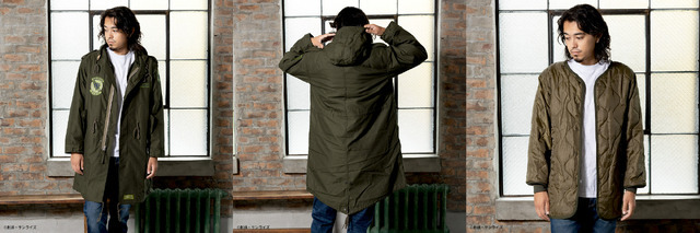 「STRICT-G.ARMS『機動戦士ガンダム』M-51 PARKA」各29,700円（税込／送料・手数料別途）（C）創通・サンライズ