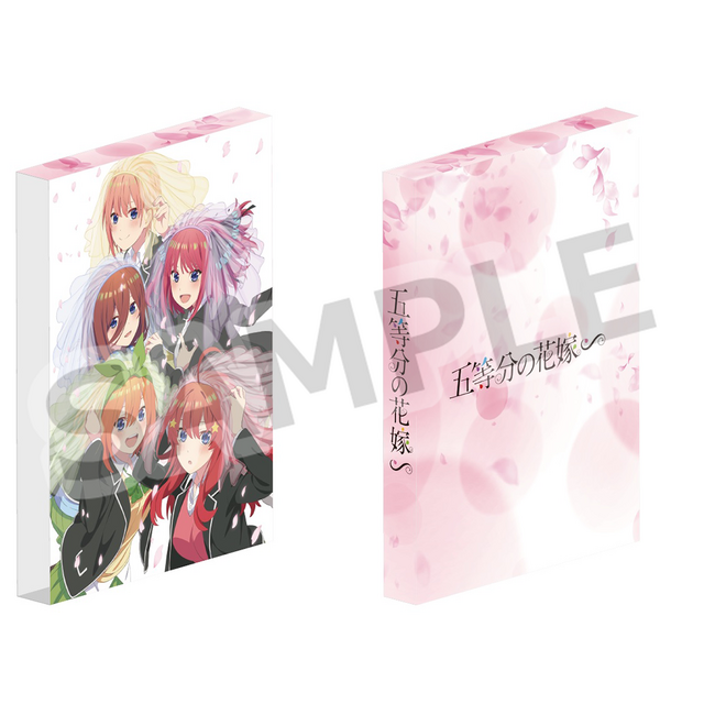 「TVスペシャルアニメ『五等分の花嫁∽』Blu-ray＆DVD」Amazon.co.jp特典三方背ケース（C）春場ねぎ・講談社／「五等分の花嫁∽」製作委員会