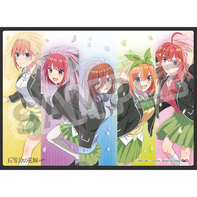 「TVスペシャルアニメ『五等分の花嫁∽』Blu-ray＆DVD」アニまるっ！特典A3クリアポスター（C）春場ねぎ・講談社／「五等分の花嫁∽」製作委員会