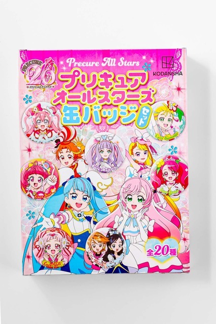 「プリキュアオールスターズ缶バッジセット」3,080円（税込）