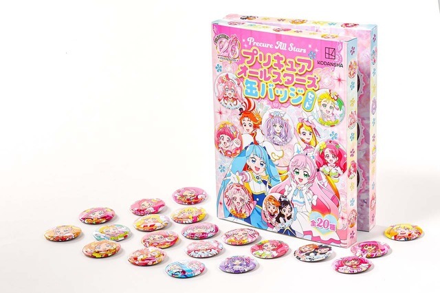 「プリキュアオールスターズ缶バッジセット」3,080円（税込）