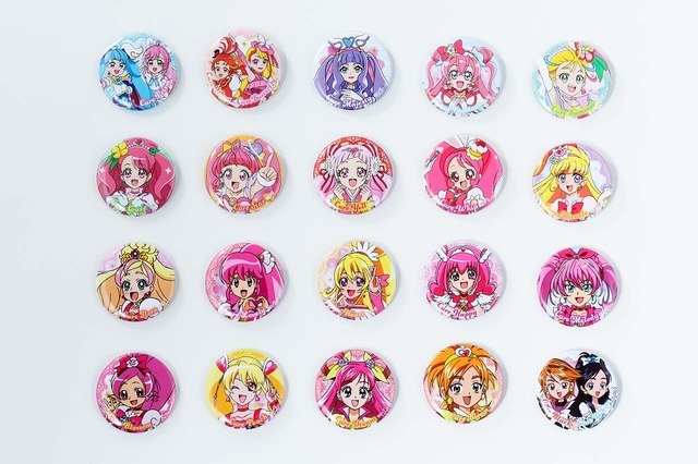 「プリキュアオールスターズ缶バッジセット」3,080円（税込）