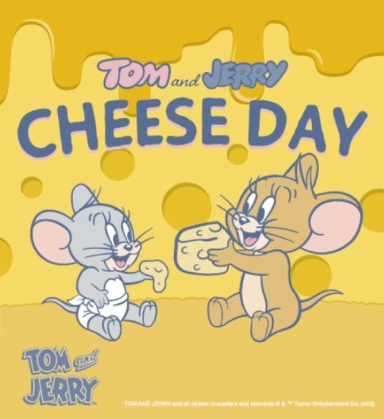 ヴィレッジヴァンガード「トムとジェリー」チーズの日フェアTOM AND JERRY and all related characters and elements （C） & TM Turner Entertainment Co. (s23)