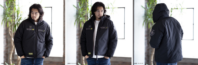 「STRICT-G.ARMS『機動戦士ガンダム』LEVEL7 JACKET」各27,500円（税込／送料・手数料別途）（C）創通・サンライズ