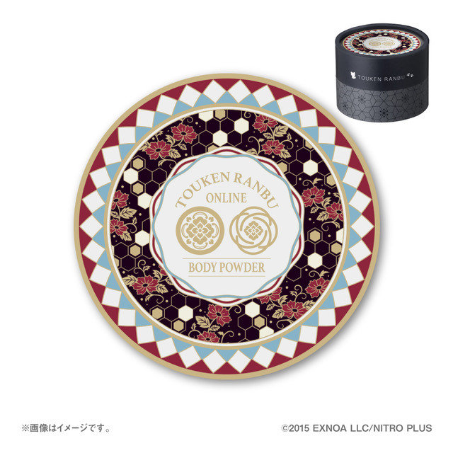 「『刀剣乱舞ONLINE』お手入れボディパウダー2弾」Bセット 4,620円（税込／送料・手数料別途）（C）2015 EXNOA LLC/NITRO PLUS