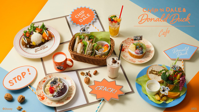 「チップとデール＆ドナルドダック」OH MY CAFE（C）Disney