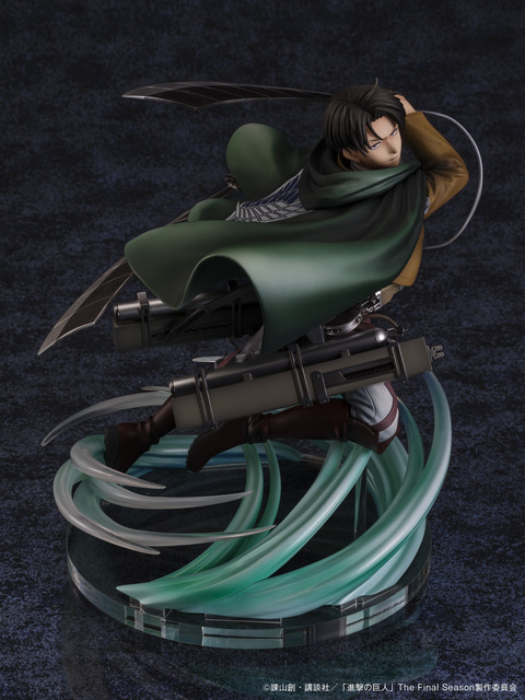 「TVアニメ『進撃の巨人』人類最強の兵士 リヴァイ 1/6スケールフィギュア」42,000円（税込）（C）諫山創・講談社／「進撃の巨人」The Final Season製作委員会