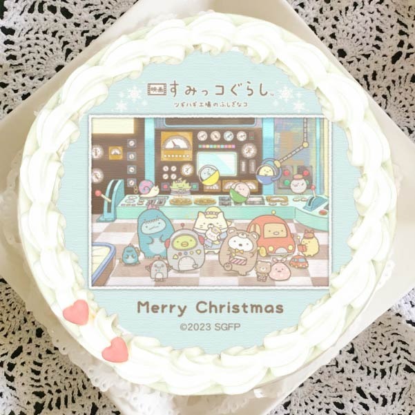 映画『すみっコぐらし ツギハギ工場のふしぎなコ』クリスマスプリケーキ（C）2023 日本すみっコぐらし協会映画部