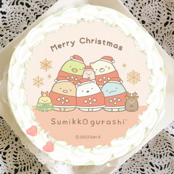 『すみっコぐらし』クリスマスプリケーキ(C)2023 San-Ｘ Co., Ltd. All Rights Reserved.