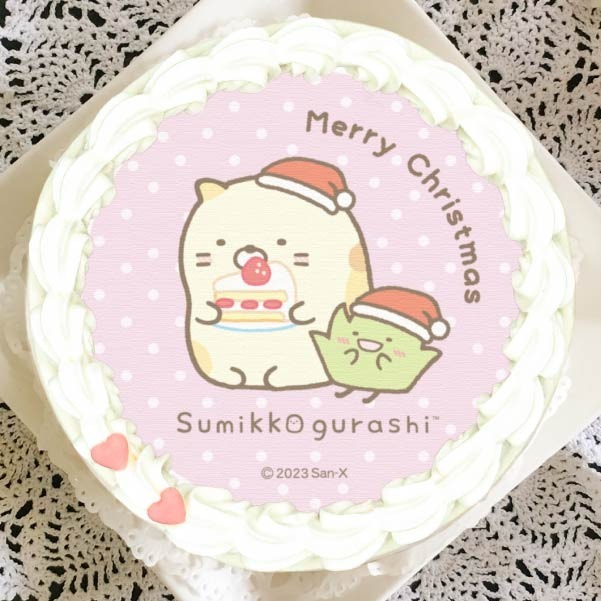 『すみっコぐらし』クリスマスプリケーキ(C)2023 San-Ｘ Co., Ltd. All Rights Reserved.