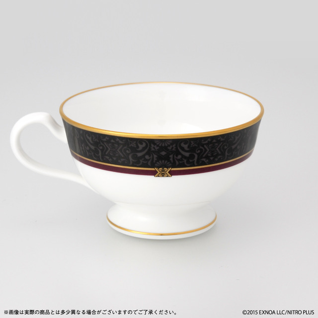 「刀剣乱舞ONLINE×Noritake ティーカップ＆ソーサーセット」各9,980円（税込／送料・手数料別途）（C）2015 EXNOA LLC/NITRO PLUS