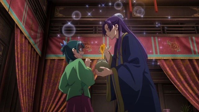 『薬屋のひとりごと』第10話「蜂蜜」先行場面カット（C）日向夏・イマジカインフォス／「薬屋のひとりごと」製作委員会