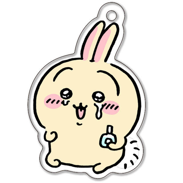 『ちいかわ』アクリルキーホルダー カプセルトイ うさぎ（C）nagano / chiikawa committee