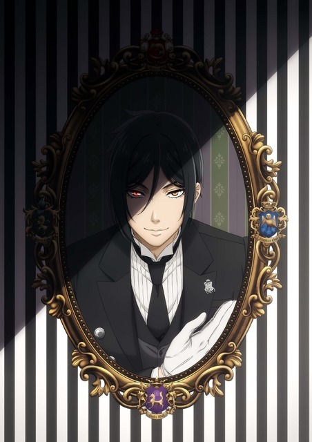 『黒執事 -寄宿学校編-』ウェルカムビジュアル(セバスチャン)（C）Yana Toboso/SQUARE ENIX,Project Black Butler