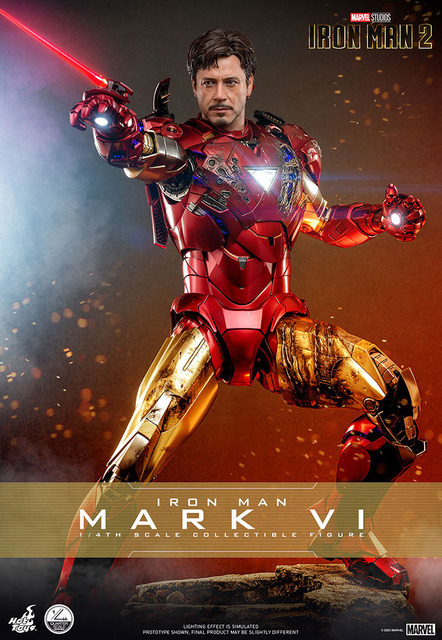 「【クオーター・スケール】『アイアンマン2』1/4スケールフィギュア　アイアンマン・マーク6」（C）2023 MARVEL