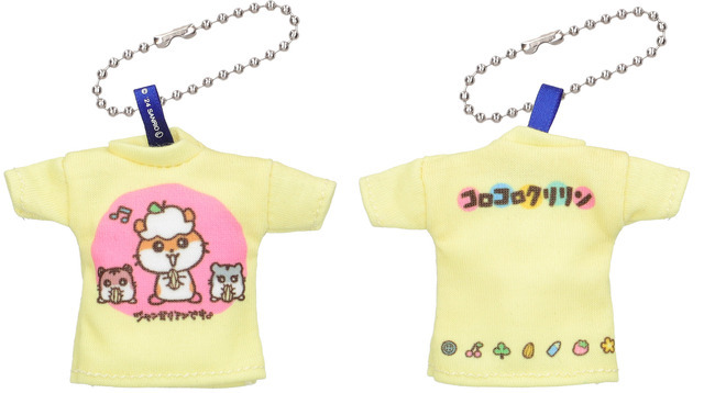 「サンリオキャラクターズ ミニTシャツキーホルダー」（C）2024 SANRIO CO., LTD. APPROVAL NO. L646741