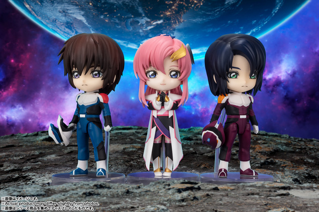 Figuarts mini キラ・ヤマト、ラクス・クライン、アスラン・ザラ（C）創通・サンライズ