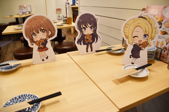 「青春ブタ野郎はランドセルガールの夢を見ない×串かつ でんがな」コラボカフェ（C）2022 鴨志田 一/KADOKAWA/青ブタ Project