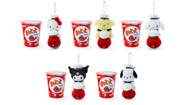 「おっとっと＆マスコットホルダー（全5種）」各2,200円（C）2024 SANRIO CO.,LTD.  著作（株）サンリオ