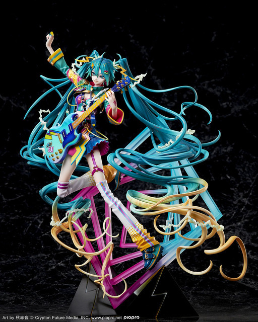 「初音ミク JAPAN TOUR 2023 ～THUNDERBOLT～ 1/7スケールフィギュア」49,830円（税込）Art by 秋赤音（C）Crypton Future Media, INC. www.piapro.net