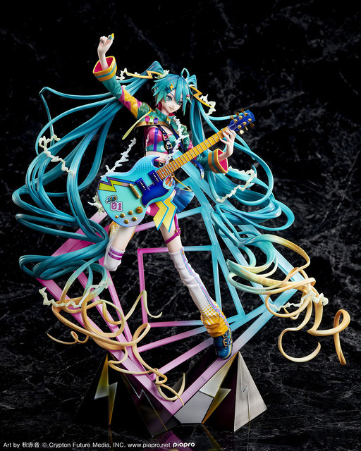 「初音ミク JAPAN TOUR 2023 ～THUNDERBOLT～ 1/7スケールフィギュア」49,830円（税込）Art by 秋赤音（C）Crypton Future Media, INC. www.piapro.net